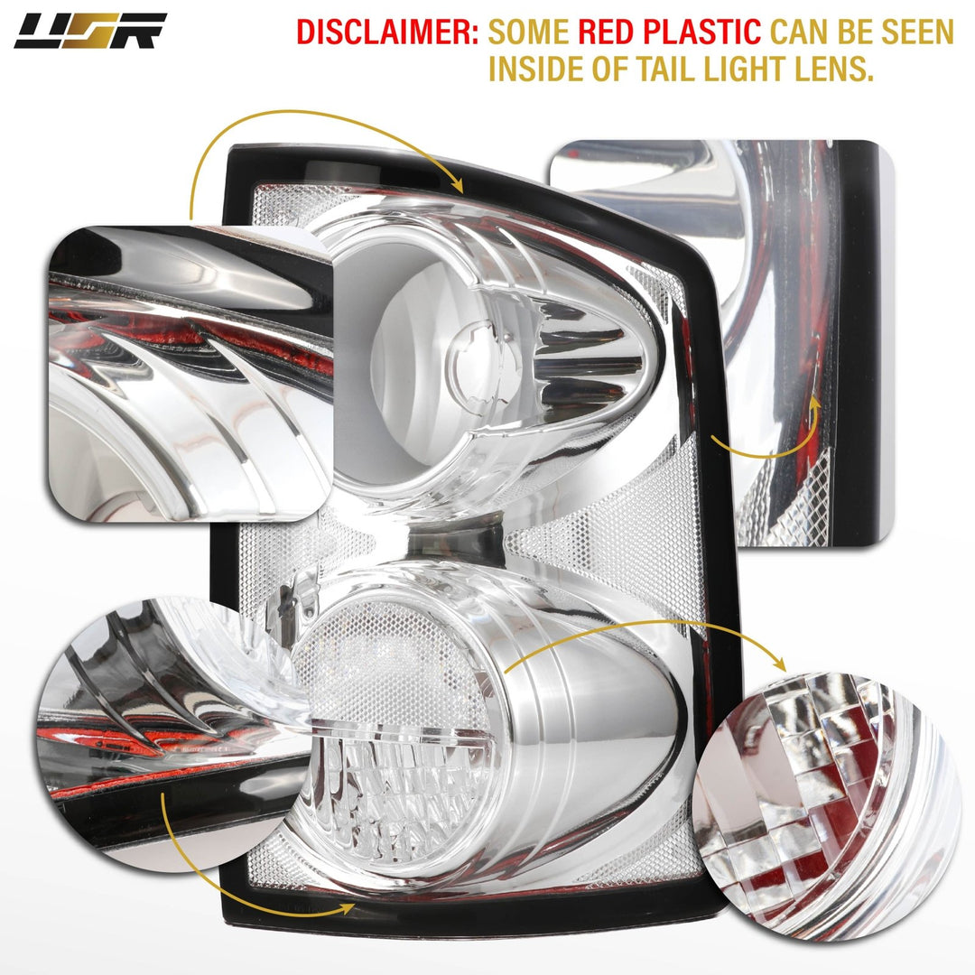 2005 - 2011 Dodge Dakota Pick Up All Clear Lens Tail Light (Read Disclaimer - No Returns Accepted)