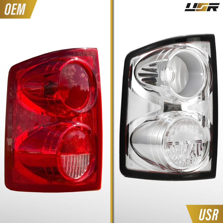 2005 - 2011 Dodge Dakota Pick Up All Clear Lens Tail Light