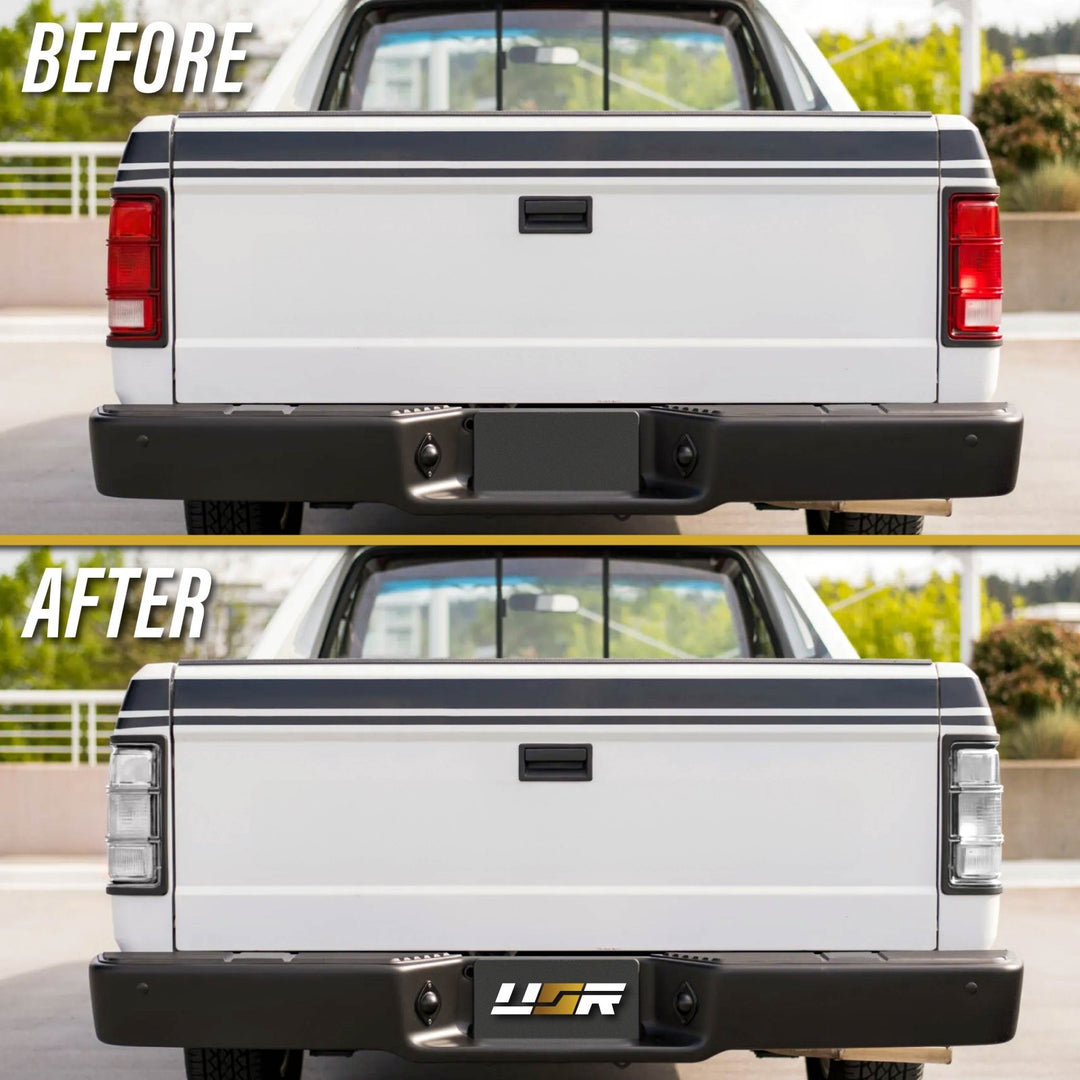 1988 - 1996 Dodge Dakota Pickup Truck All Clear Lens Tail Lights