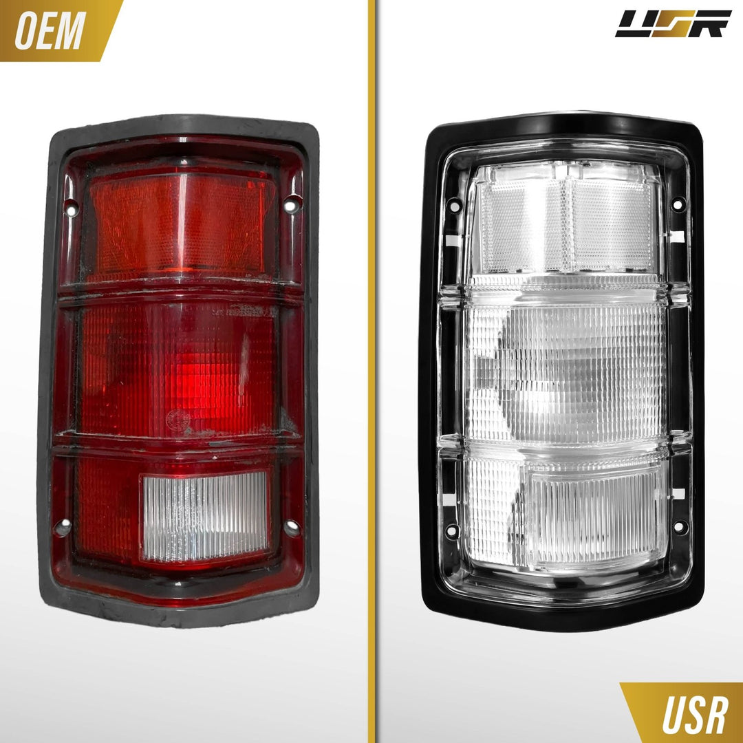 1988 - 1996 Dodge Dakota Pickup Truck All Clear Lens Tail Lights