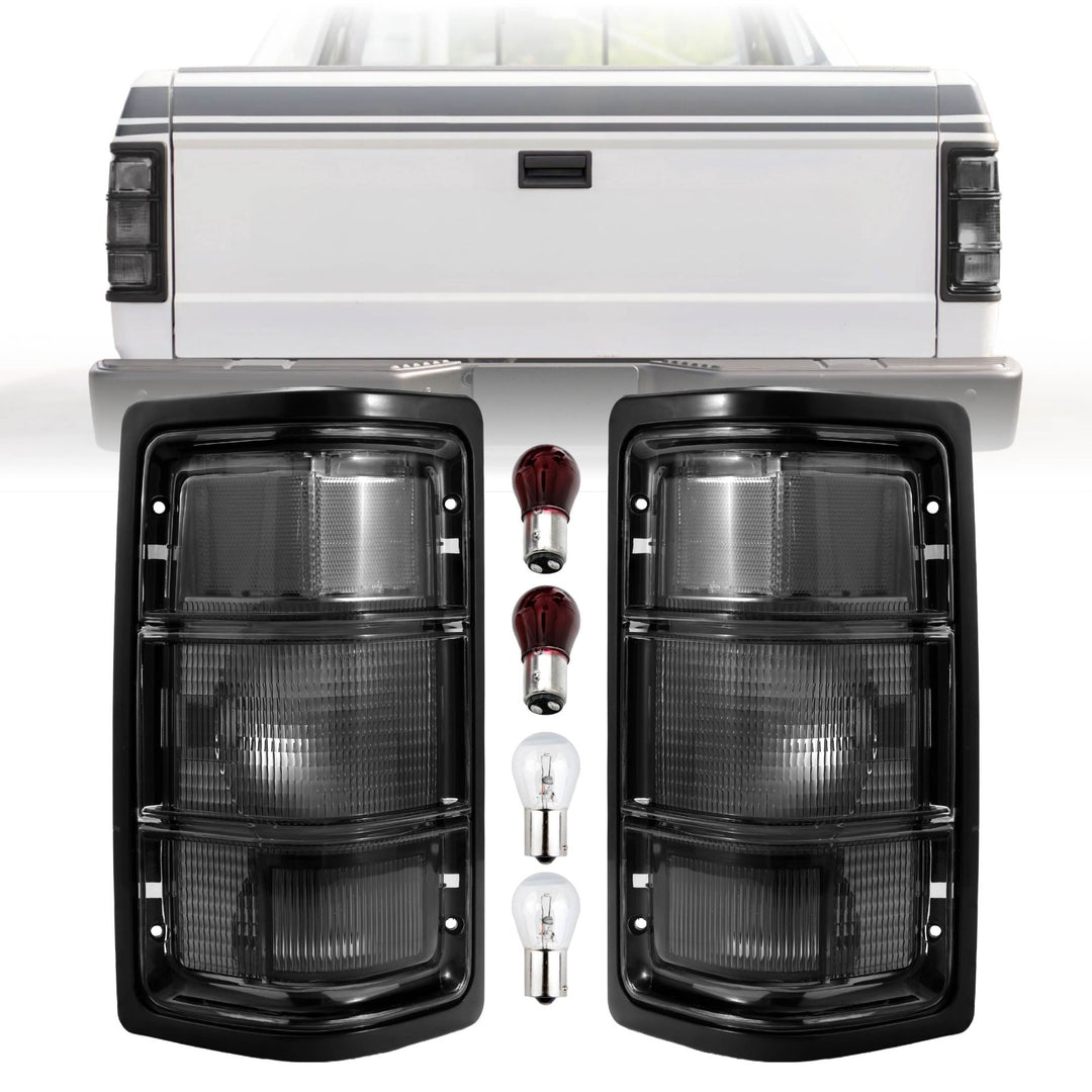 1988 - 1996 Dodge Dakota Pickup Truck Smoke Lens Tail Lights