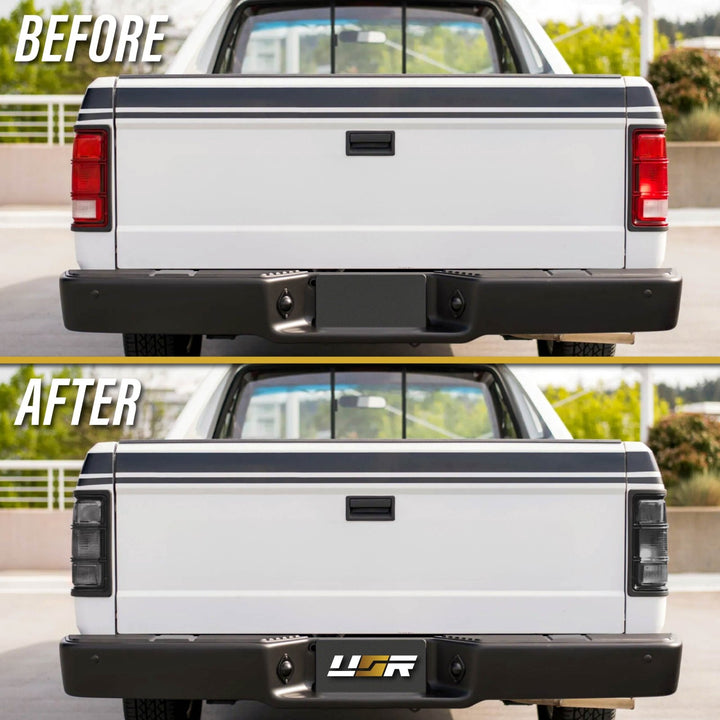1988 - 1996 Dodge Dakota Pickup Truck Smoke Lens Tail Lights