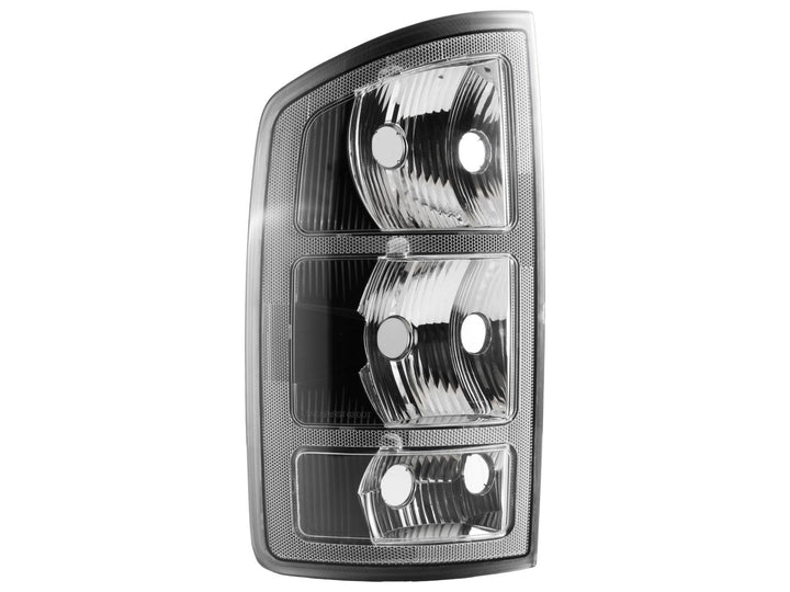 2002 - 2006 Dodge Ram Pick - Up Truck 1500 Glossy Black Housing All Clear Lens Tail Lights