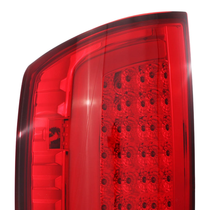 2002-2006 Dodge Ram Pick-Up Truck Red Clear Lens LED Tail Lights