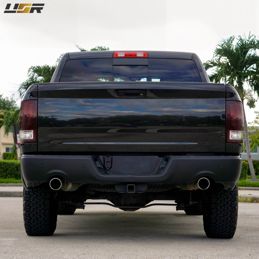 2009 - 2018 Dodge Ram Pick Up Dark Red Smoked Lens Tail Lights for Halogen Models
