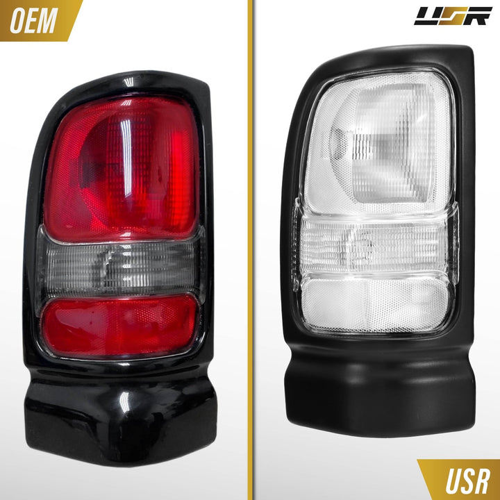 1994 - 2002 Dodge Ram Pick Up All Clear Lens Tail Light