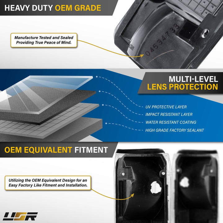 1984 - 1990 Ford Bronco II All Clear Lens Tail Light