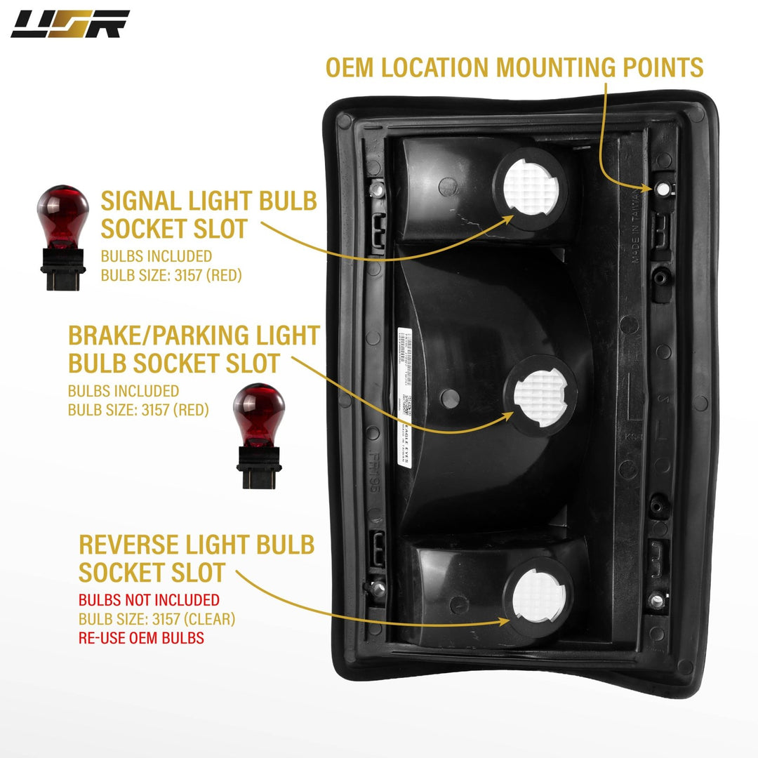 2000 - 2005 Ford Excursion All Clear Lens Tail Light