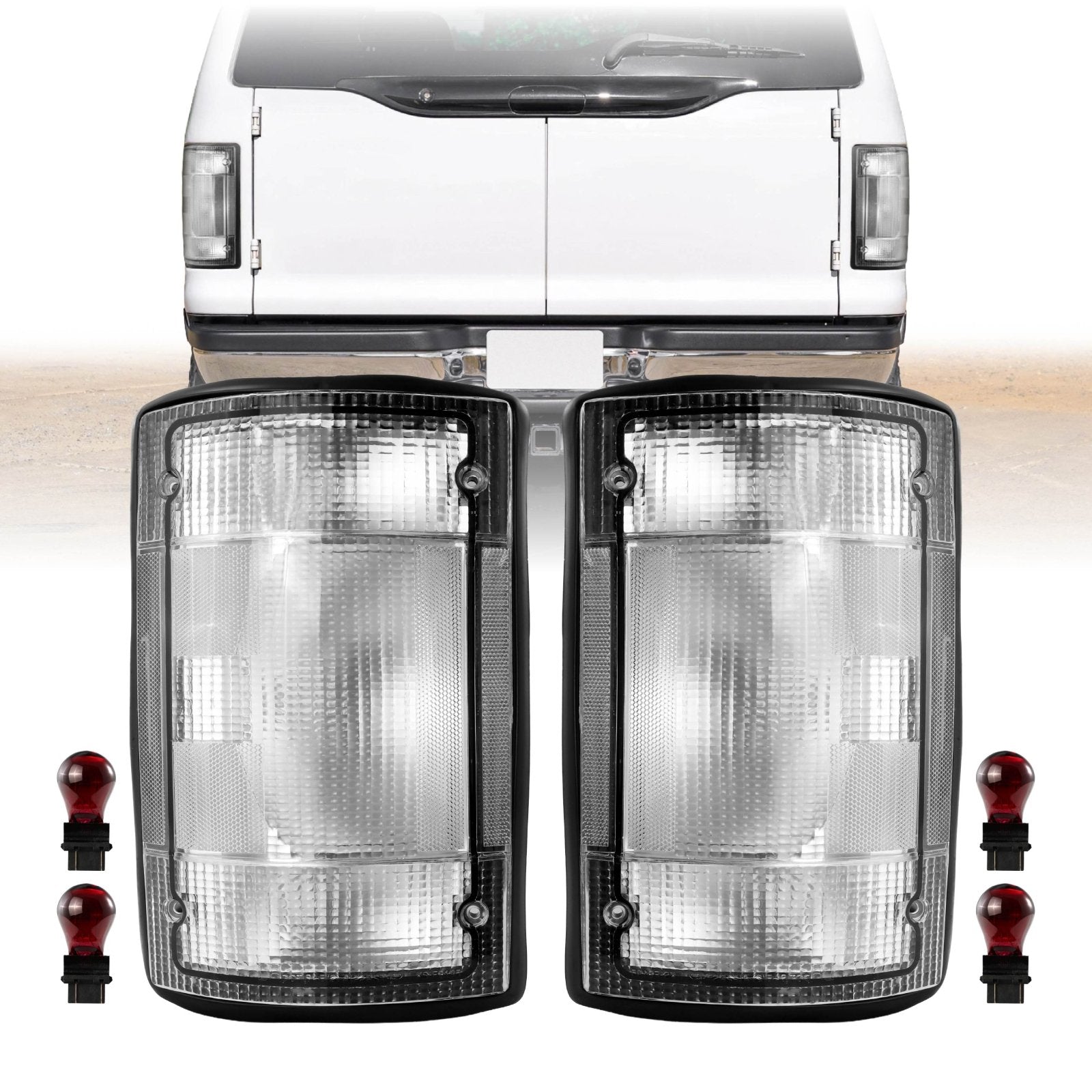 USR Auto CLEAR TAIL LIGHTS: Full LED, Halogen – Unique Style Racing