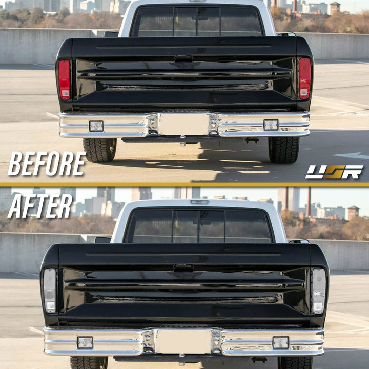 1973 - 1979 Ford F Series Pickup Trucks & 1978 - 1979 Ford Bronco All Clear Lens Tail Lights