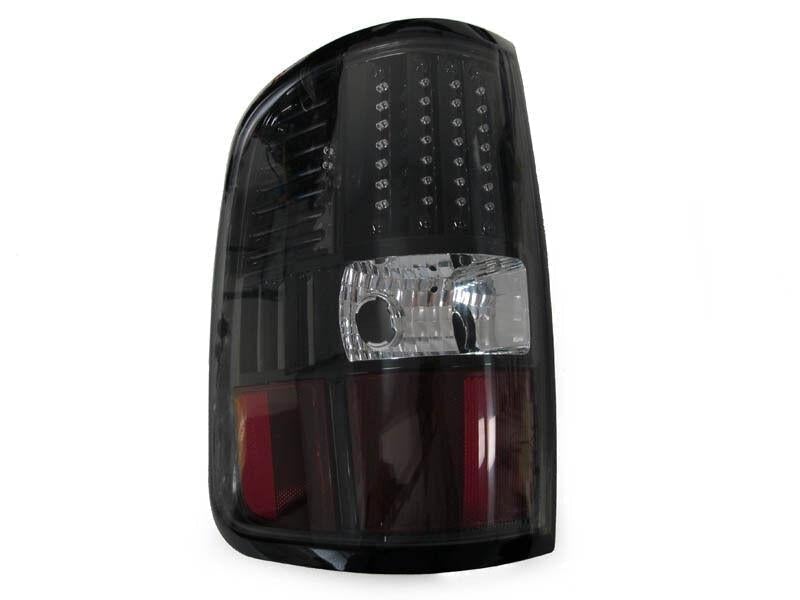 2004 - 2008 Ford F150 / F150 Pickup Styleside Truck Clear Lens Red LED Black Housing Tail Lights