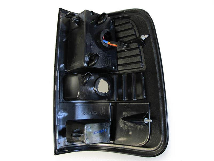 2004 - 2008 Ford F150 / F150 Pickup Styleside Truck Clear Lens Red LED Black Housing Tail Lights