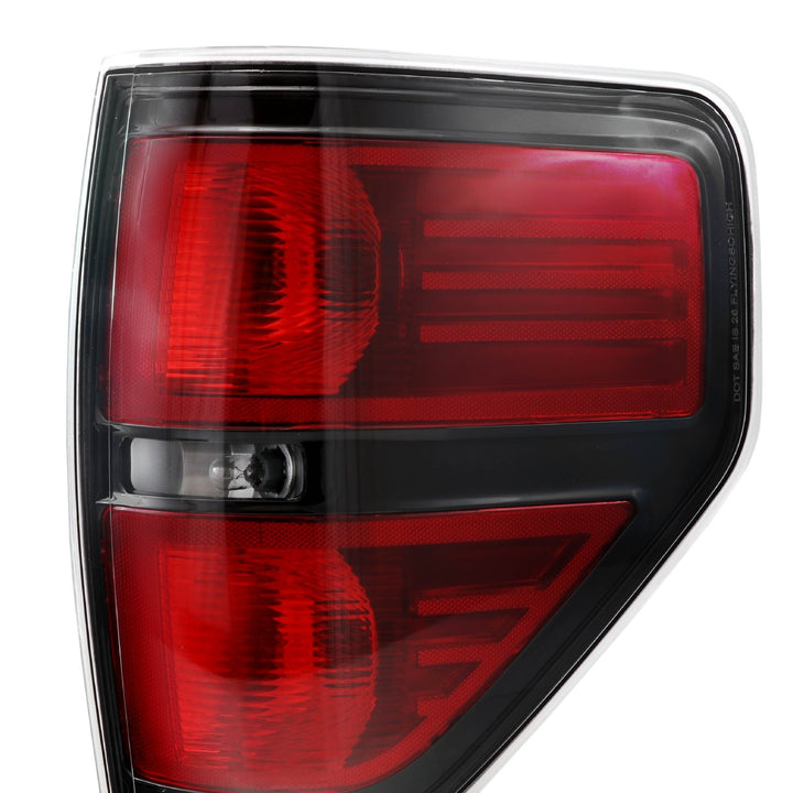 2009-2014 Ford F-150 Black Trim AM Replacement Tail Lights