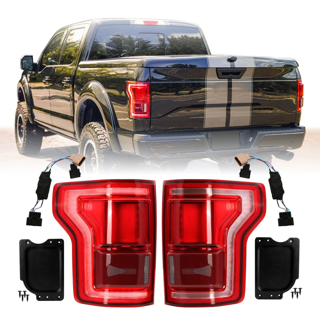 2015 - 2017 Ford F - 150 Halogen Model / LED OE Upgrade Tail Lights