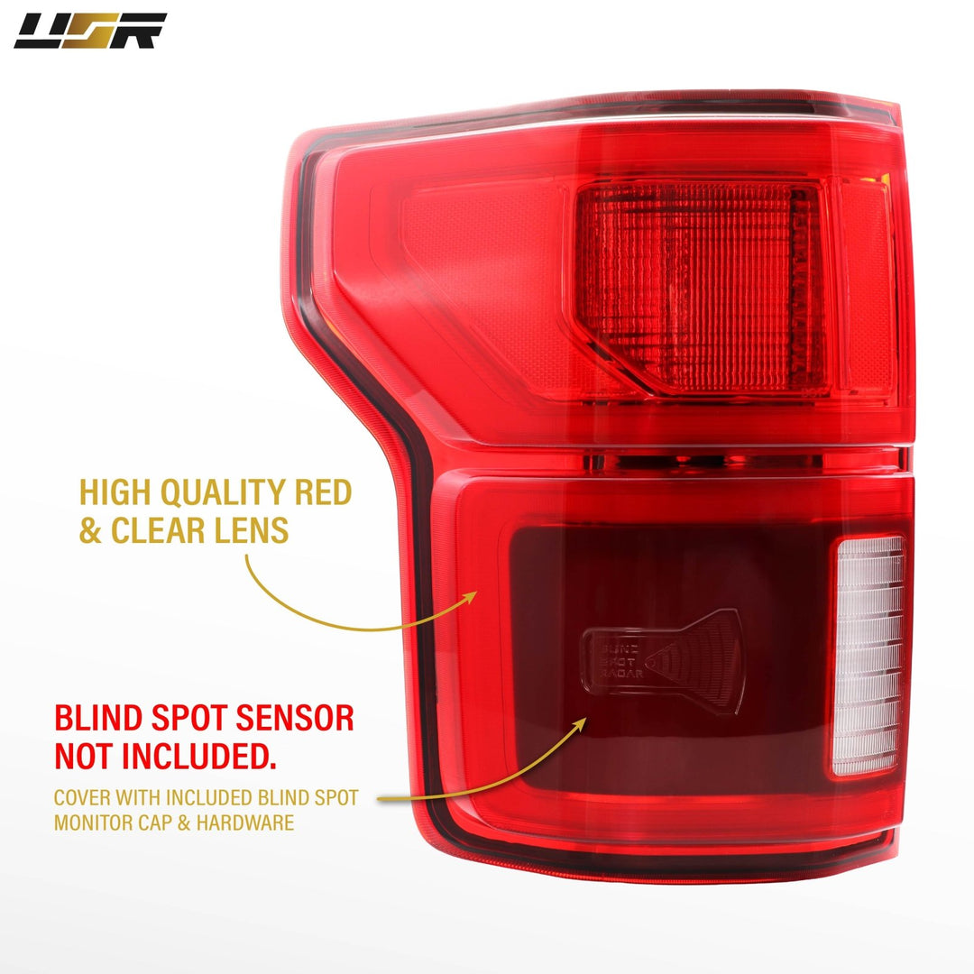 2018 - 2020 Ford F - 150 Halogen Model LED Upgrade Tail Lights