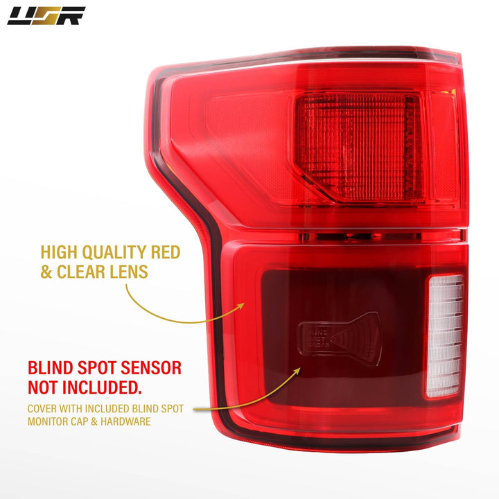 2018 - 2020 Ford F - 150 Halogen Model LED Upgrade Tail Lights