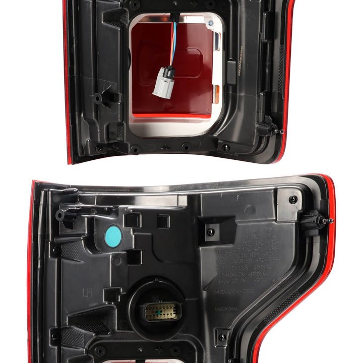 2018 - 2020 Ford F - 150 Halogen Model LED Upgrade Tail Lights