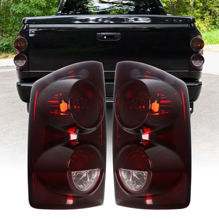 1987 - 1989 Ford F - 150 / F250 / F350 Super Duty Pick Up Truck & Bronco SUV Dark Red Smoke Lens Tail Lights