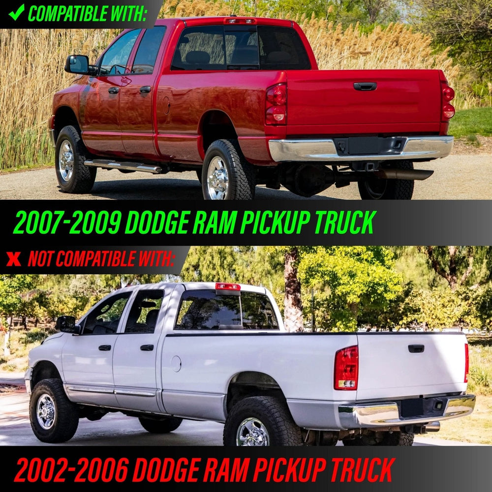 1987 - 1989 Ford F - 150 / F250 / F350 Super Duty Pick Up Truck & Bronco SUV Dark Red Smoke Lens Tail Lights