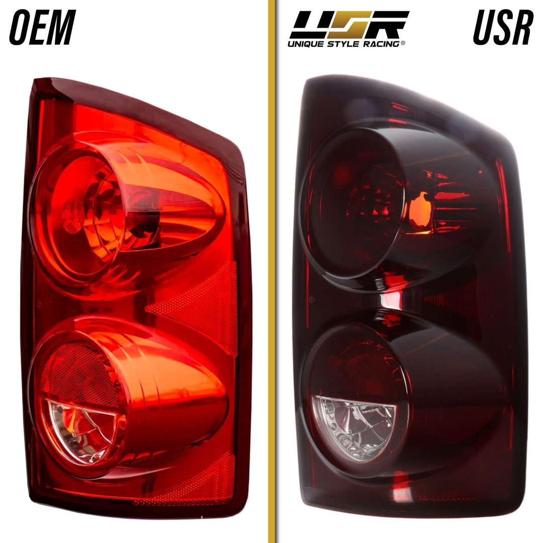 1987 - 1989 Ford F - 150 / F250 / F350 Super Duty Pick Up Truck & Bronco SUV Dark Red Smoke Lens Tail Lights