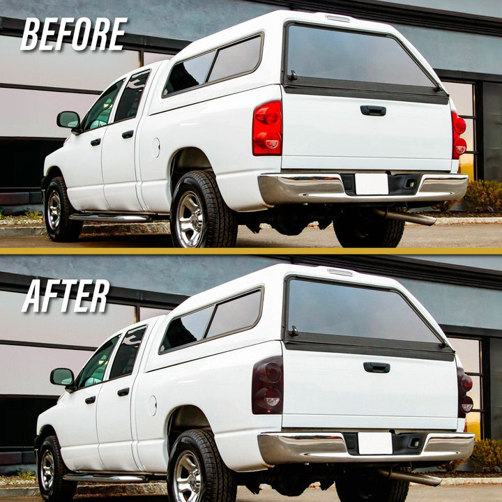 1987 - 1989 Ford F - 150 / F250 / F350 Super Duty Pick Up Truck & Bronco SUV Dark Red Smoke Lens Tail Lights