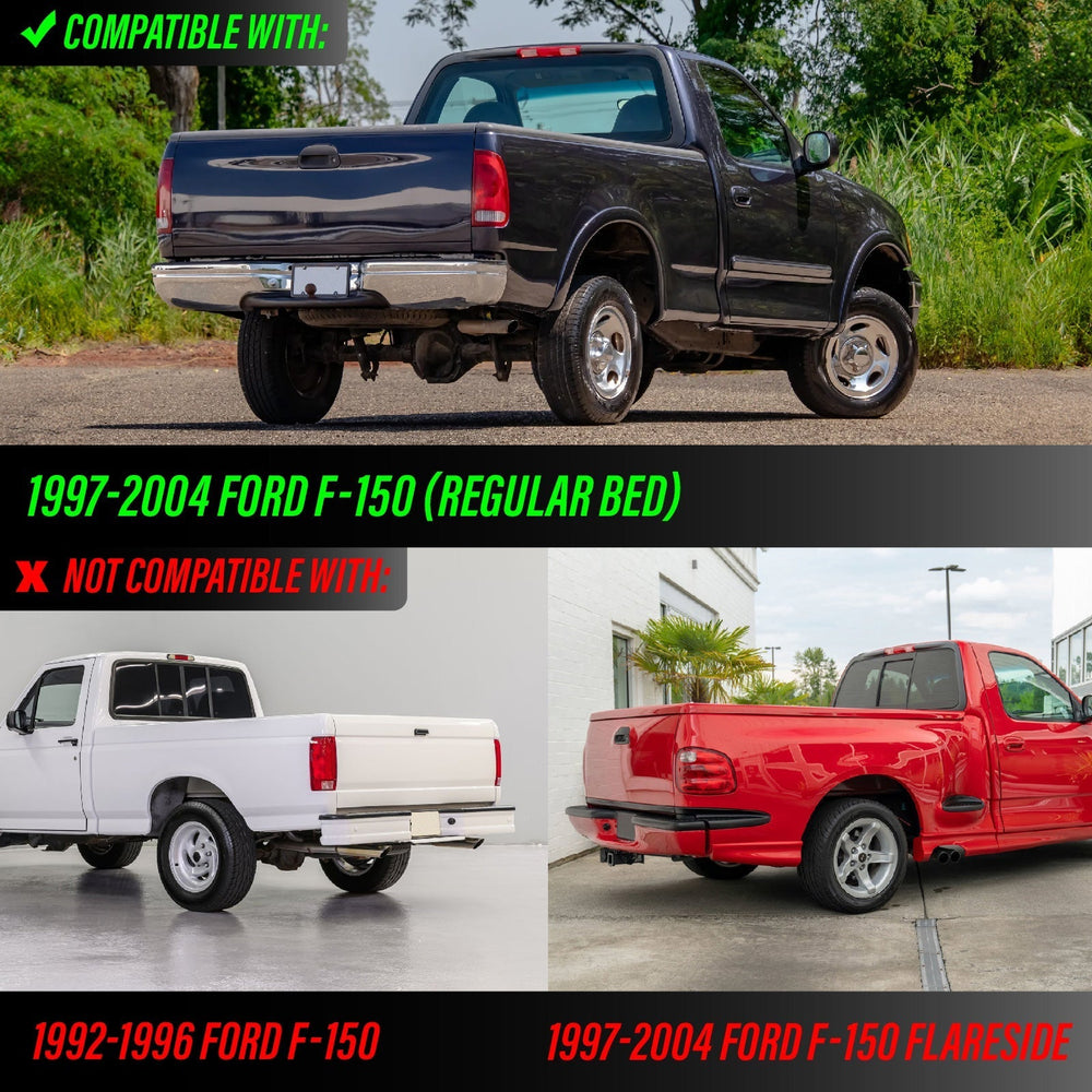 1997 - 2003 Ford F - 150 / F150 Pickup Truck & 1999 - 2007 Ford Super Duty Truck F250/F350/F450/F550 Smoke Lens Tail Lights
