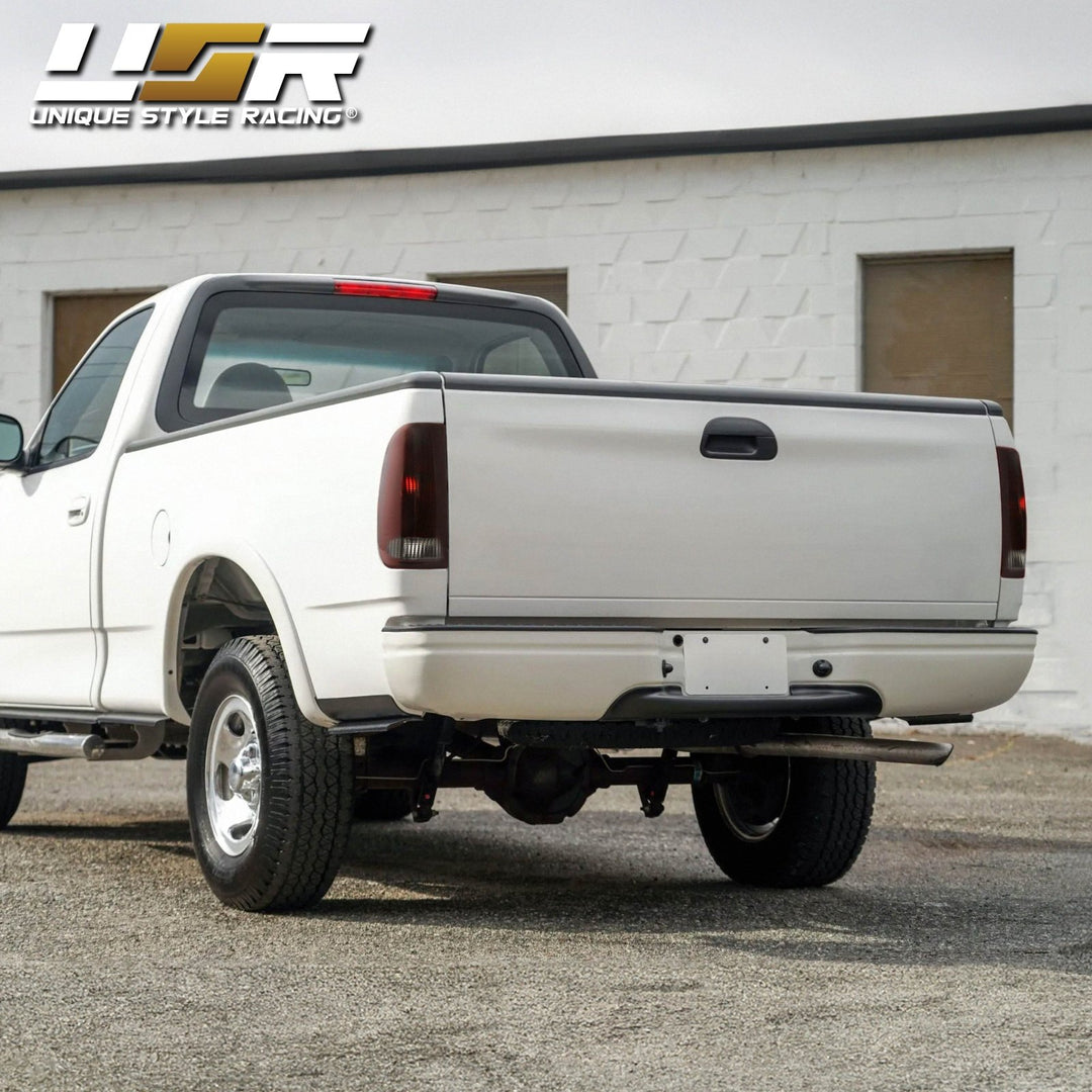 1997-2003 Ford F-150 & 1999-2007 F-250 / F-350 / F-450 / F-550 Super Duty Truck Dark Red Smoke Lens Tail Lights