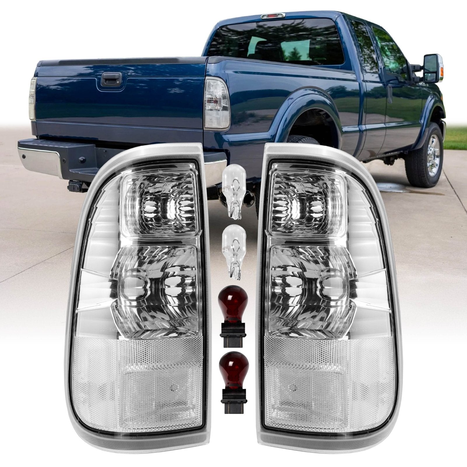 2008-2016 Ford F-250 / F-350 / F-450 / F-550 Super Duty All Clear Lens ...