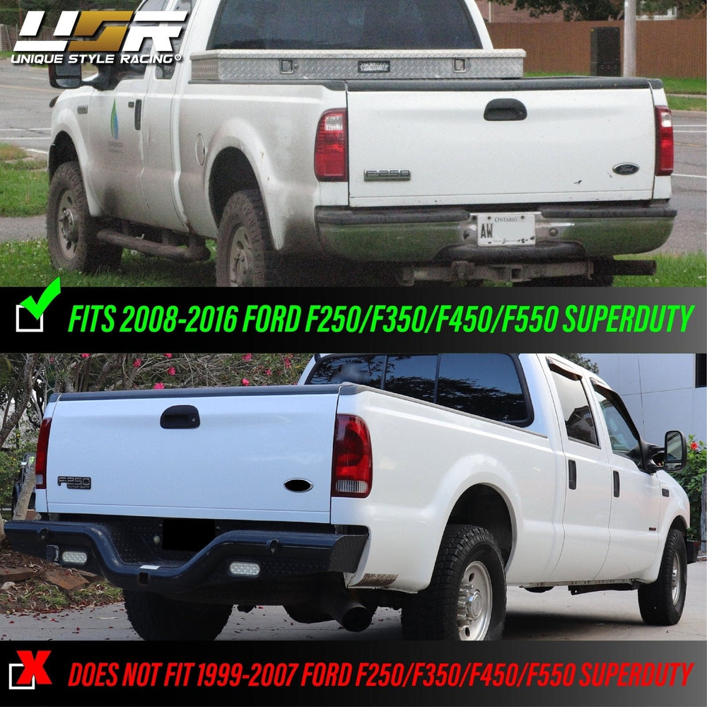 2008 - 2016 Ford F250 F350 Super Duty Truck Red Smoked Tail Light