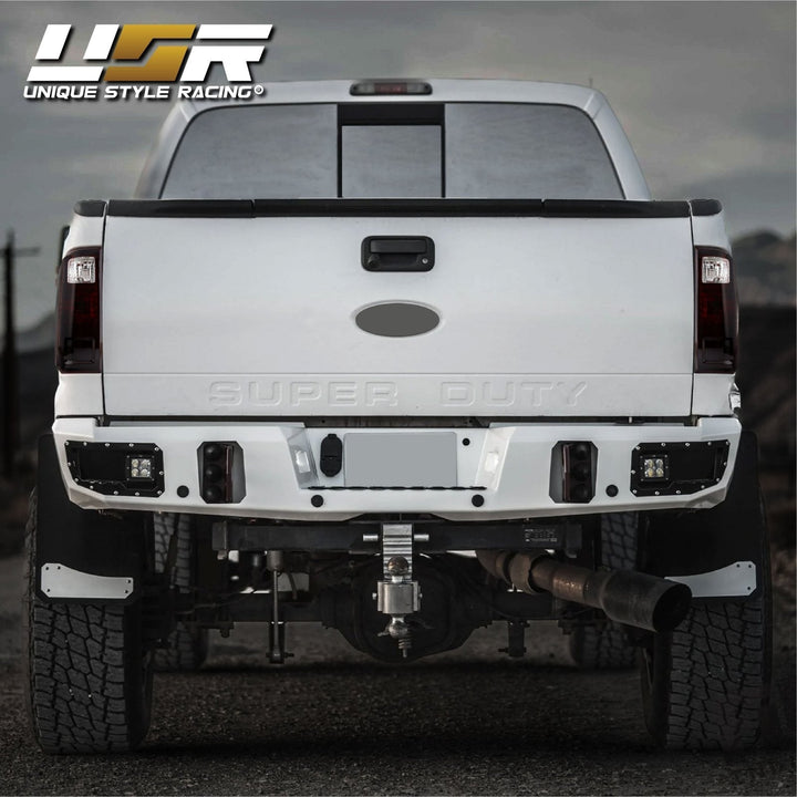 2008 - 2016 Ford F250 F350 Super Duty Truck Red Smoked Tail Light