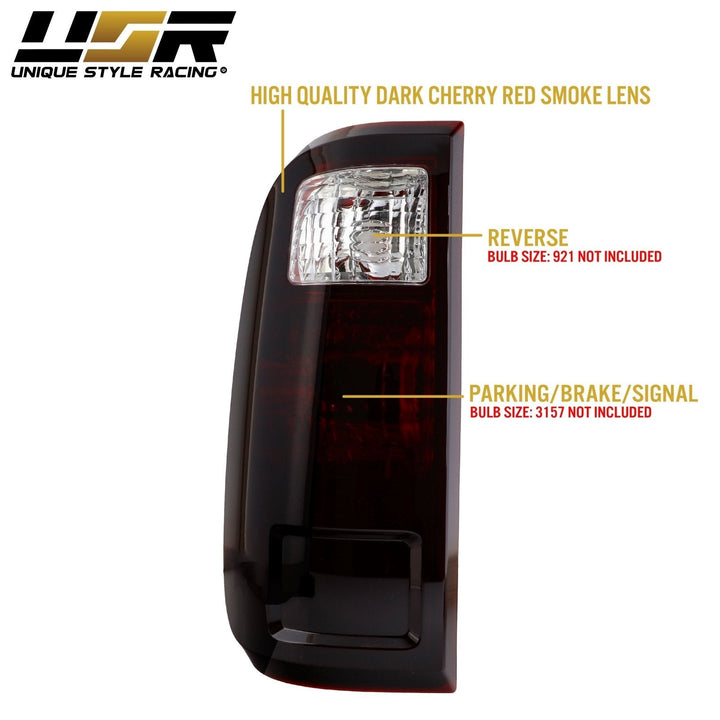 2008 - 2016 Ford F250 F350 Super Duty Truck Red Smoked Tail Light