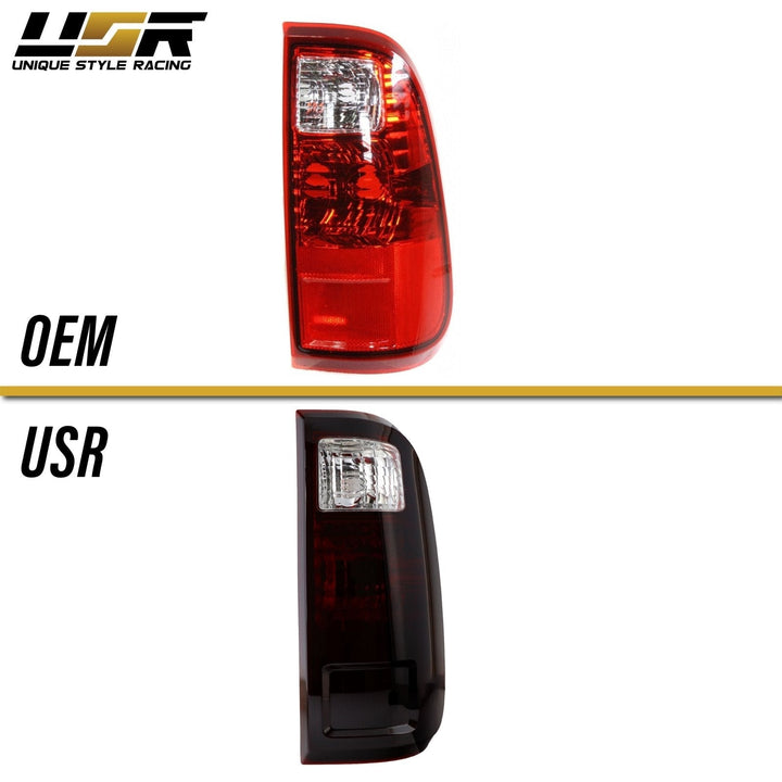 2008 - 2016 Ford F250 F350 Super Duty Truck Red Smoked Tail Light
