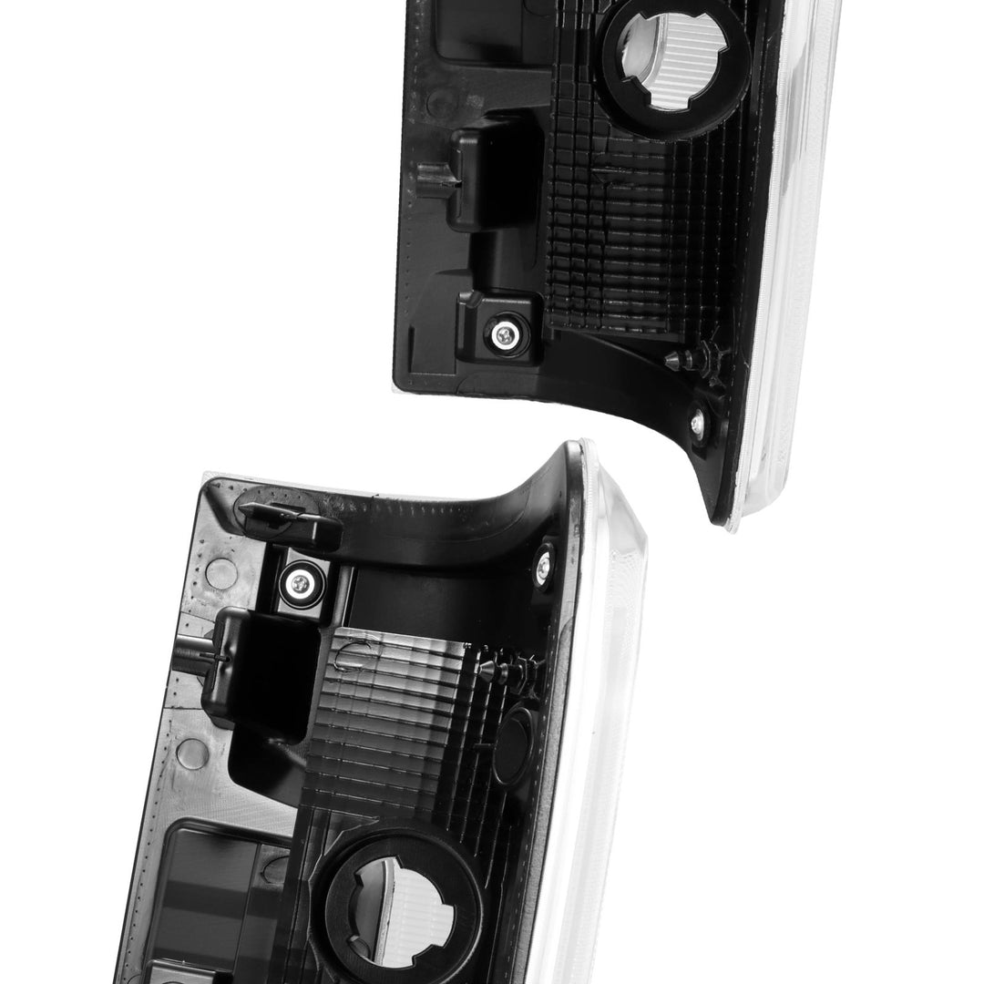 2017 - 2019 Ford F - 250 & F - 350 Pick Up Trucks All Clear Lens Halogen Tail Lights