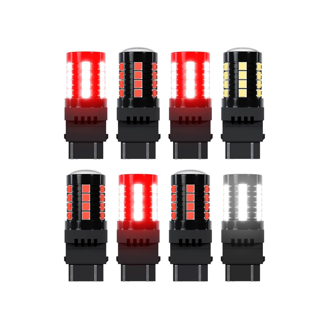 1999 2000 2001 2002 2003 2004 Ford Mustang V6 GT New Edge All Clear Lens Euro Style Tail Light Plus Sequential Wire Harness with Relay & Canbus LED Bulbs

#optional-items_tail-light-with-led-bulbs