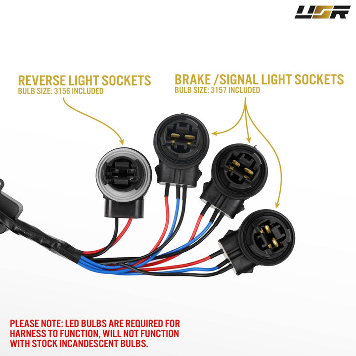 1999 2000 2001 2002 2003 2004 Ford Mustang V6 GT New Edge All Clear Lens Euro Style Tail Light Plus Sequential Wire Harness with Relay & Canbus LED Bulbs

#optional-items_tail-light-plus-led-bulbs-and-sequential-wire-harness-with-relay