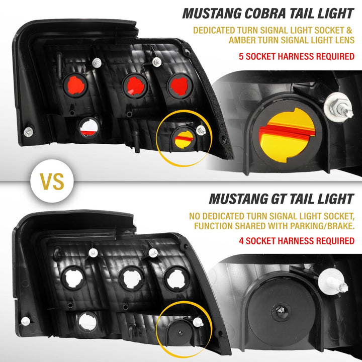 1999 2000 2001 Ford Mustang New Edge Cobra Tail Lights With Wire Harness

#optional-items_cobra-tail-lights-with-wire-harness-and-led-bulbs