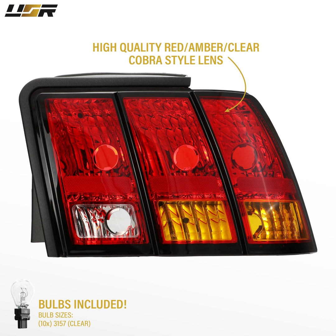 1999 2000 2001 Ford Mustang New Edge Cobra Tail Lights With Wire Harness

#optional-items_cobra-tail-lights