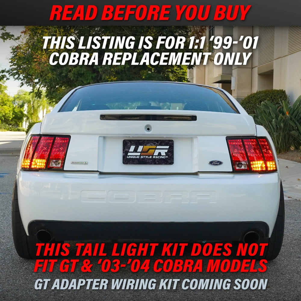 1999 2000 2001 Ford Mustang New Edge Cobra Tail Lights With Wire Harness

#optional-items_cobra-tail-lights-with-wire-harness