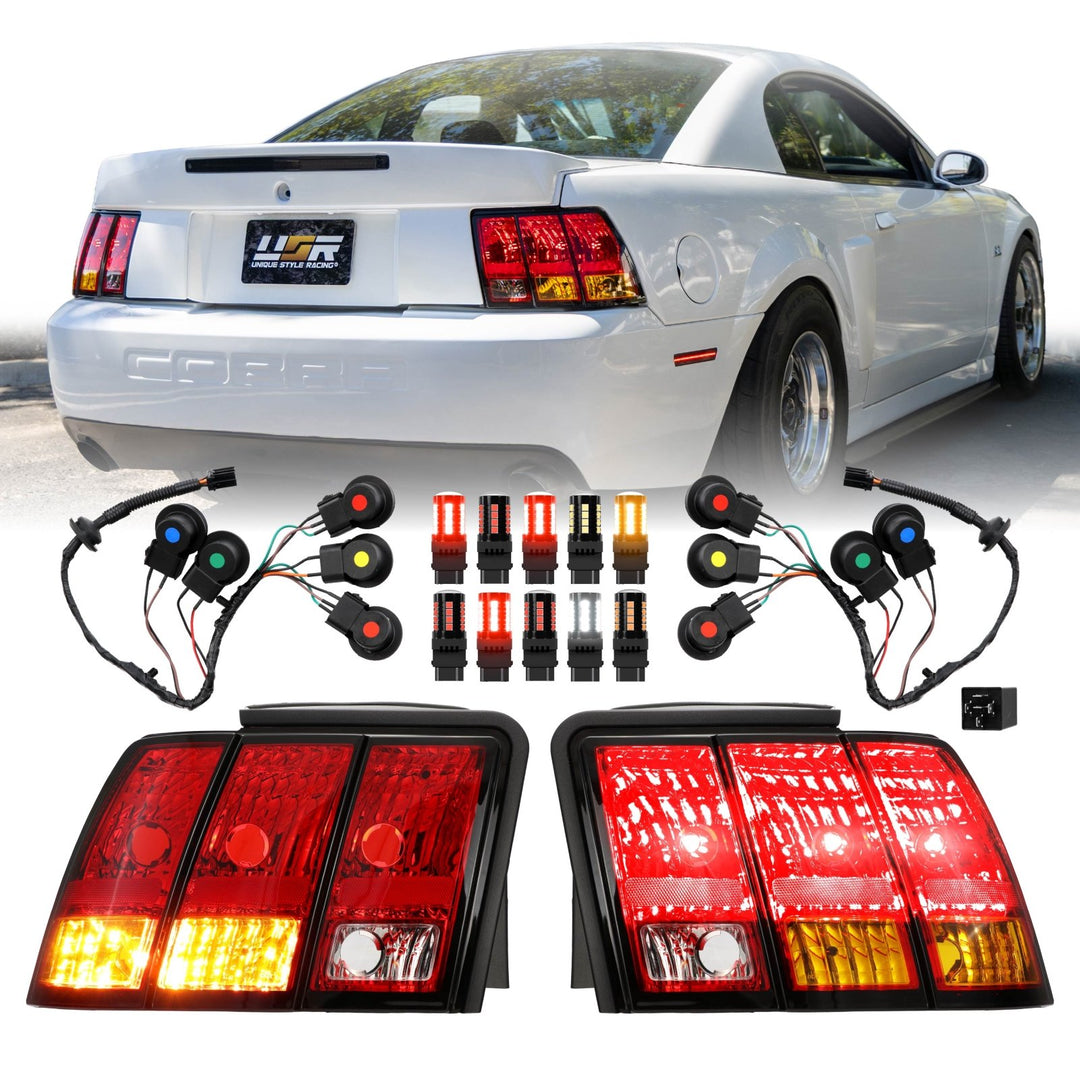 1999 2000 2001 Ford Mustang New Edge Cobra Tail Lights With Wire Harness

#optional-items_cobra-tail-lights-with-wire-harness-and-led-bulbs