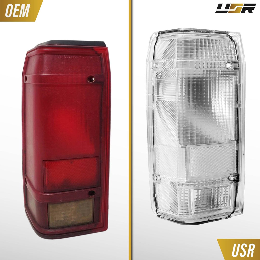 1983 - 1992 Ford Ranger All Clear Lens Tail Lights