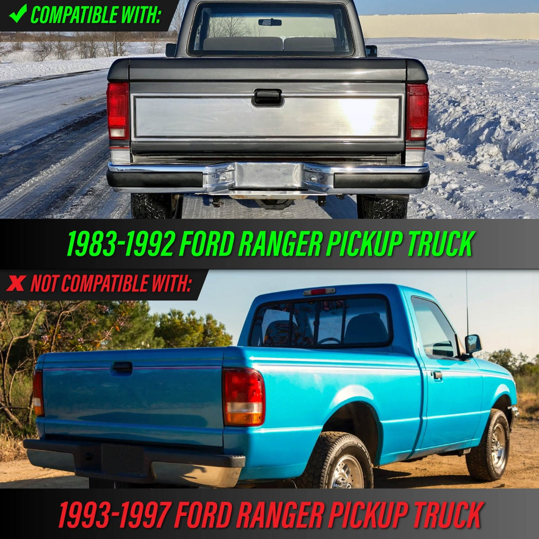 1983 - 1992 Ford Ranger All Clear Lens Tail Lights