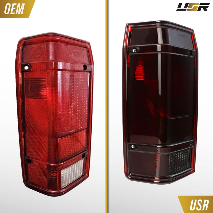 1983 - 1992 Ford Ranger Dark Cherry Red Lens Tail Lights