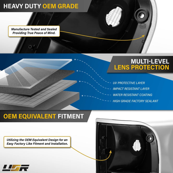 1993 - 1997 Ford Ranger All Clear Lens Tail Lights

#light-source_incandescent