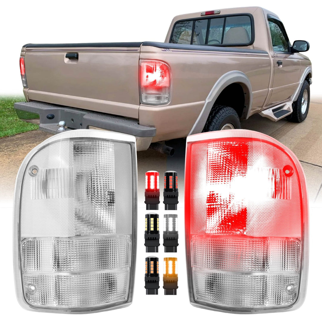 1993 - 1997 Ford Ranger All Clear Lens Tail Lights

#light-source_led