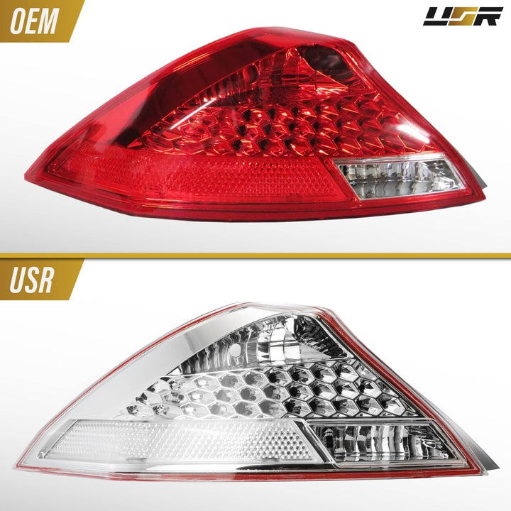 2006 - 2007 Honda Accord 2 Door Coupe All Clear Lens Tail Lights