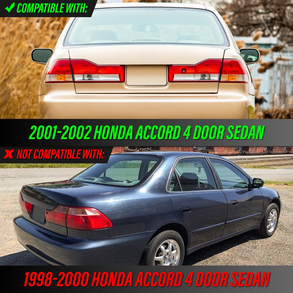 2001-2002 Honda Accord 4D Sedan All Clear Lens 4PC Tail Lights
#light-source_incandescent