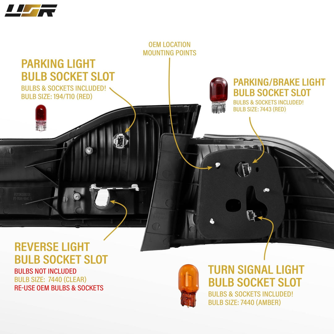 2001-2002 Honda Accord 4D Sedan All Clear Lens 4PC Tail Lights
#light-source_incandescent