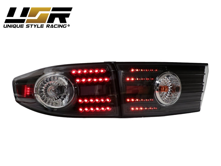 2003 - 2005 Honda Accord 4 Door Sedan JDM Style Black LED Tail Lights