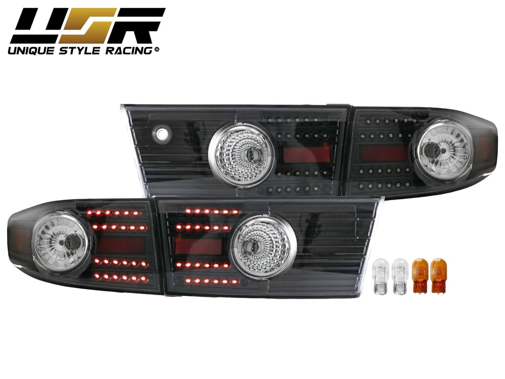 2003 - 2005 Honda Accord 4 Door Sedan JDM Style Black LED Tail Lights