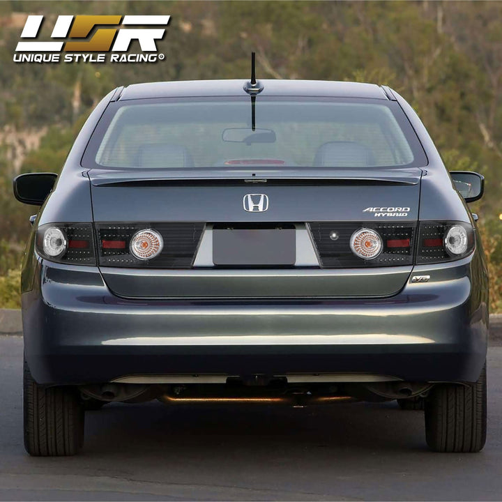2003 - 2005 Honda Accord 4 Door Sedan JDM Style Black LED Tail Lights